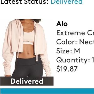 Crop top hoodie